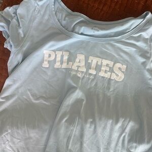 Club Pilates Light Blue Short Sleeve Tee